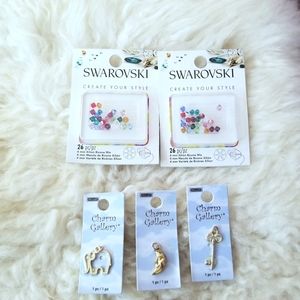 Swarovski Glass Beads and Halcraft Charms